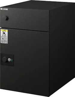 ルシアス宅配ボックス３型 据置型納まり アルミ色 前入れ前出し 左開き